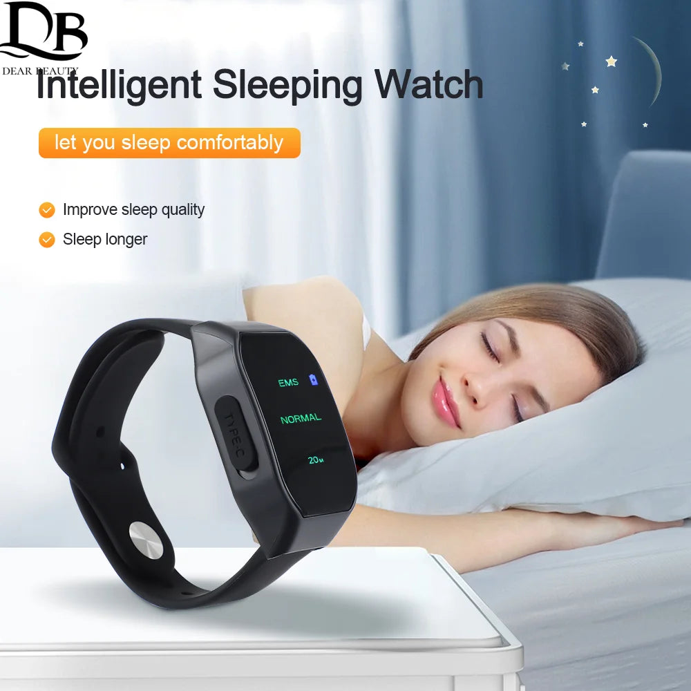 CalmWrist Watch®EMS Sleep Aid Watch: Microcurrent Pulse for Fast Sleep, Anti-Anxiety, and Insomnia Relief