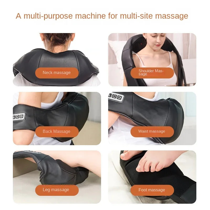 ShiatsuPro 16® 16-Head Shiatsu Massager: Deep Tissue Relief for Home and On the Go