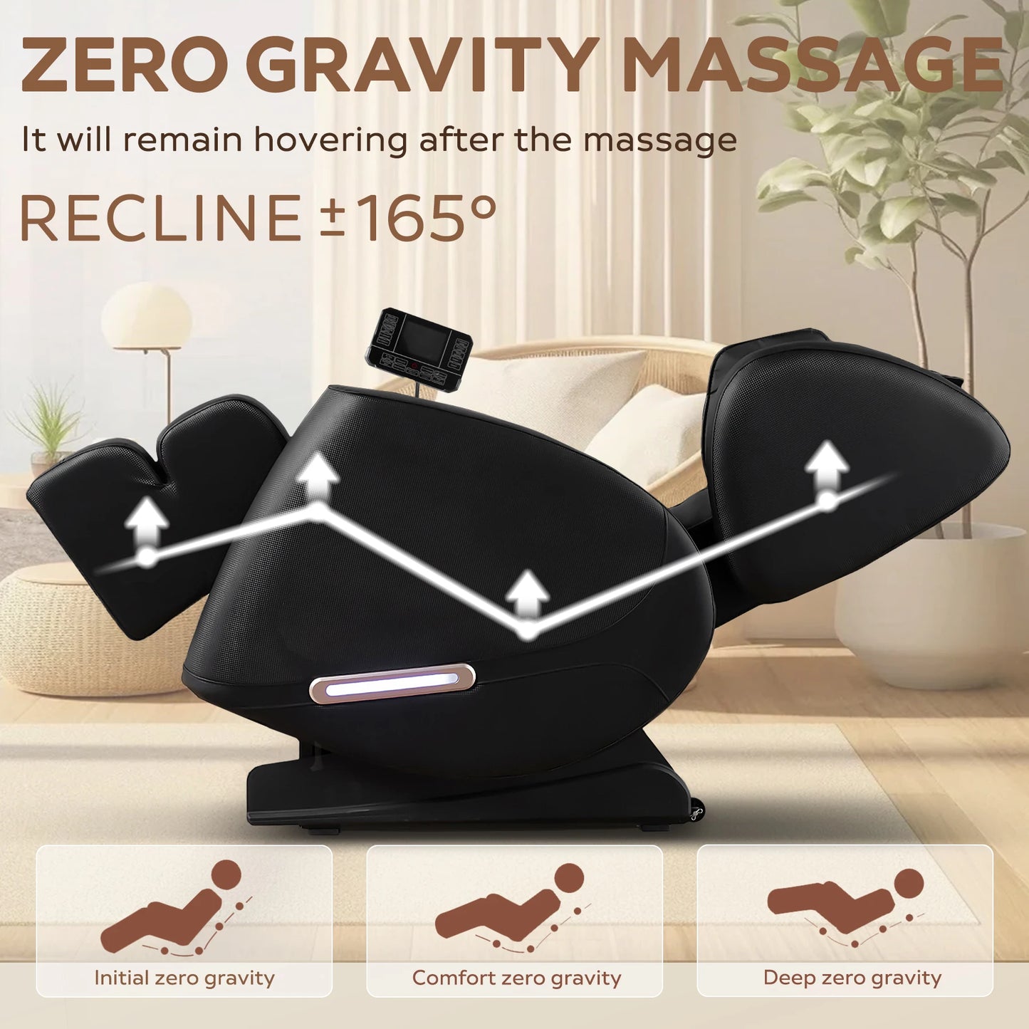 Massage Harmony Pro ®  Full Body Massage Chair: Zero Gravity, Heating, Airbags, Bluetooth, and Foot Roller