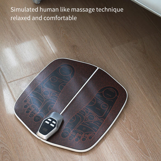 FlexiPulse Pad® – Advanced EMS Foot Massager for Ultimate Relaxation.