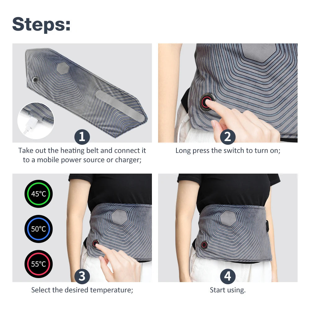 UterusComfort® - Multifunctional Heating Waist Belt