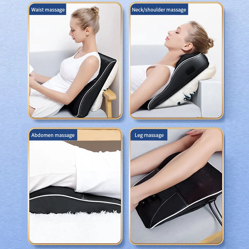 Shiatsu Comfort Pillow ® Versatile Massage Pillow for Home and Car